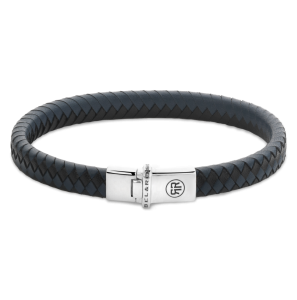 Rebel & Rose Silver - Absolutely Leather - Small Braided Black&Blue - 3250445
