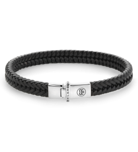 Rebel & Rose Silver - Absolutely Leather - Small Braided Apollo Black - 3250448