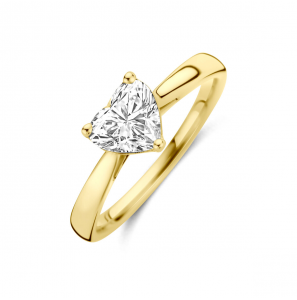 Gouden ring lab grown diamant 1.00ct h si - 3250455