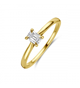 Gouden ring lab grown diamant 0.50ct h si - 3250457