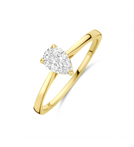 Gouden ring lab grown diamant 0.50ct h si - 3250466