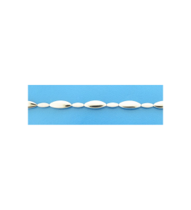 Zilver collier 5,2 mm 43 cm poli/mat - 3241591