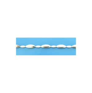 Zilver collier 5,2 mm 43 cm poli/mat - 3241591