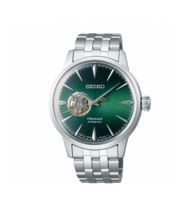 Seiko Presage Herenhorloge ss bracelet groen 50m - 3242672