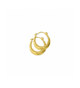 Goud oorringen lapide 13 mm - 3240038