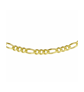 Goud figaro 4,6 mm massief 50 cm - 191