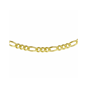 Goud figaro 4,6 mm massief 50 cm - 191