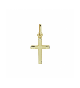 Goud hanger kruis 14.5x10 mm - 3242635