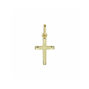 Goud hanger kruis 14.5x10 mm - 3242635