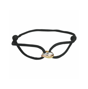 Goud armband satijn tricolor - 3230556
