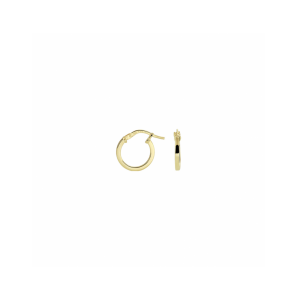 ZilGold oorringen vierkante buis 1,6 mm - 3230535