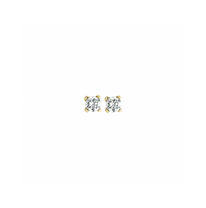 Goud oorknoppen zirkonia 2.5 mm - 3242619