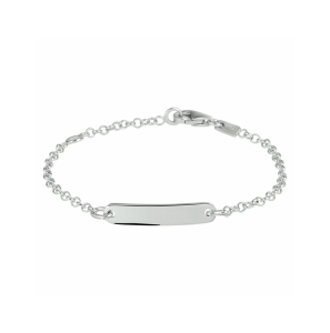 Zilver graveerarmband jasseron plaat 4,0 mm 9-11 cm - 941