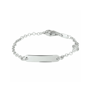 Zilver graveerarmband jasseron plaat 4,0 mm 9-11 cm - 942