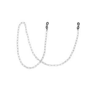 Zilver zonnebril ketting paperclip 4,3 mm 75 cm - 3240056