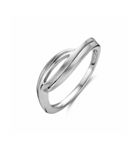 Zilver ring poli/mat - 3241356