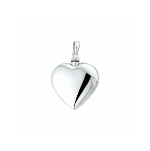 Zilver urnhanger hart 27 mm - 3241502