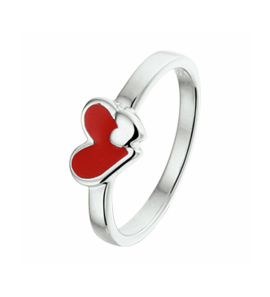 Zilver ring hartjes - 3240256