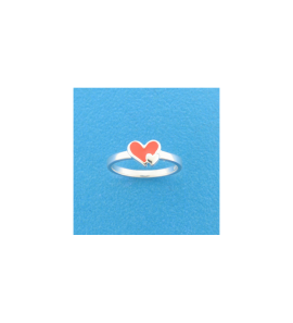 Zilver ring hartjes mt. 13.5 - 3241314