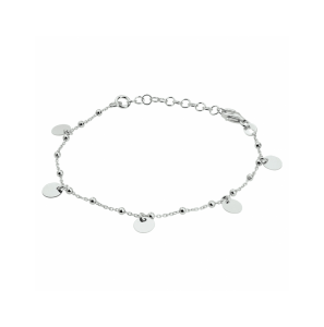 Zilver armband rondjes 16 + 3 cm - 3241804