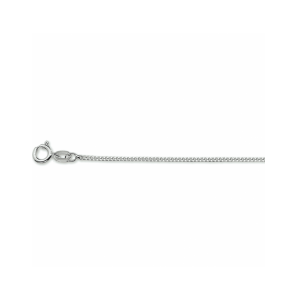 Zilver collier gourmette 4-zijdes geslepen 1,2 mm 50 cm - 3242699