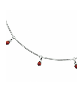 collier lieveheersbeestje 36 + 2 cm - 3241101
