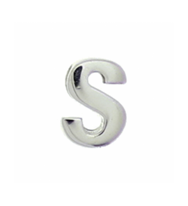 Zilver hanger letter S - 3242684