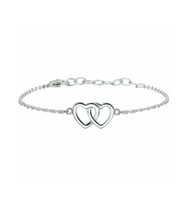 Zilver armband hart 13 + 3 cm - 3241303