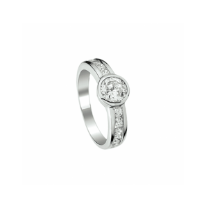 Zilver ring zirkonia - 3230943