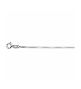 Zilver collier gourmette 4-zijdes geslepen 1,2 mm - 3250056