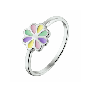 Zilver ring bloem - 3242214