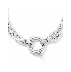 Zilver collier met groot springslot 7,1 mm 45 cm - 3230544