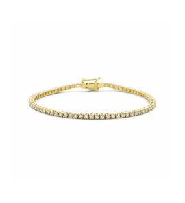 gouden tennisarmband lab grown diamant 2.00ct g si 2,3 mm 17,5 cm - 3250352