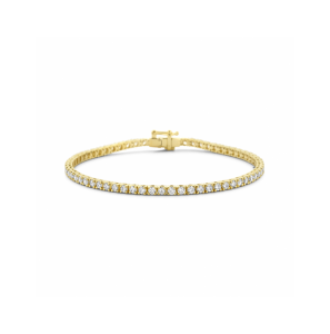 Gouden tennisarmband lab grown diamant 3.00ct g si 2,7 mm 17,5 cm - 3250351