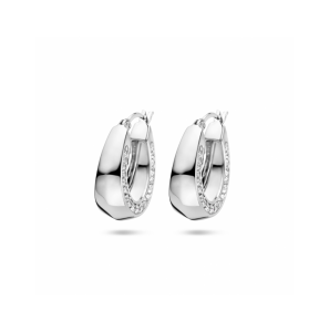 Zilver oorringen zirkonia - 3230516