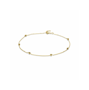 Goud enkelbandje bolletjes 1,0 mm - 3241194