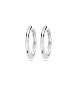 Zilver klapoorringen half rond 2.5 x 20.5 mm - 3241640