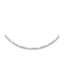 Zilver collier choker 3,3 mm 43 cm poli/mat - 3241592