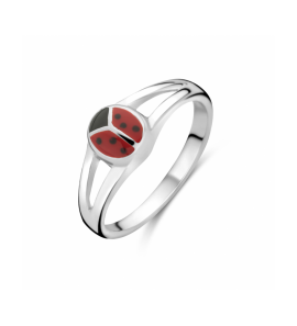 Zilver ring lieveheersbeestje - 3230362
