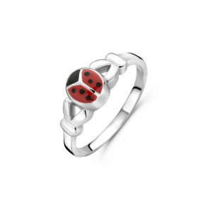 Zilver ring lieveheersbeestje - 3240552