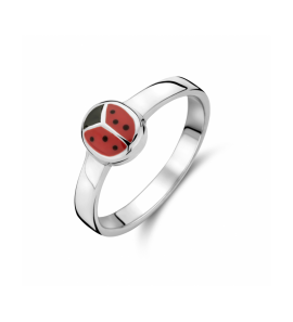 Zilver ring lieveheersbeestje - 3250057