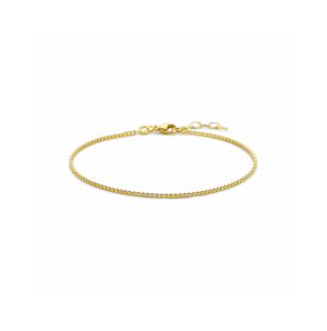 Goud armband venetiaans 1,3 mm 19 + 2 cm (heren lengte) - 3242073