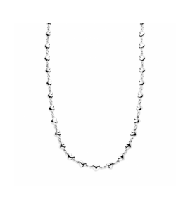 Zilver collier hart 41 + 4 cm - 3230603