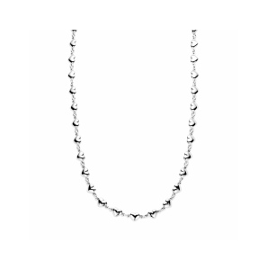 Zilver collier hart 41 + 4 cm - 3230603