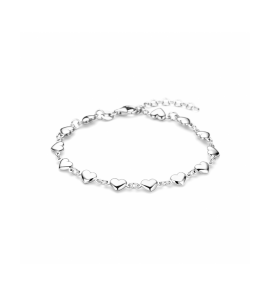 Zilver armband hart 16 + 3 cm - 3230602