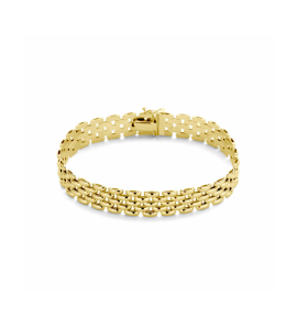 Goud armband panter 11,3 mm 20 cm - 1263
