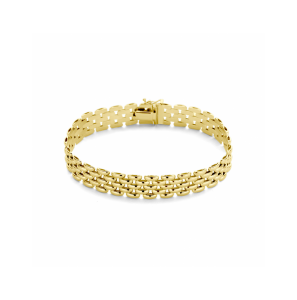 Goud armband panter 11,3 mm 20 cm - 1263