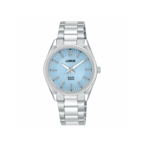 Lorus dames solar ss bracelet blauw 100m wr - 3240496