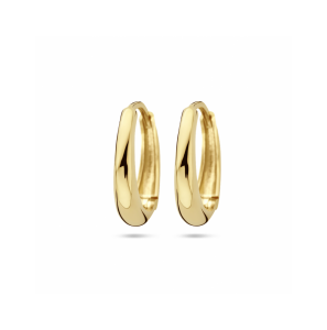 Goud klapoorringen 15.5 x3.5 mm - 3230587