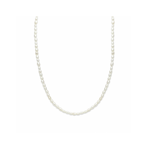 Collier parels 3,2 mm 40 + 5 cm - 3230530